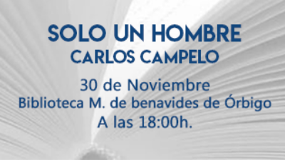 30 de noviembre, 18:00h. Presentación: SOLO UN NOMBRE EN BENAVIDES DE ÓRBIGO